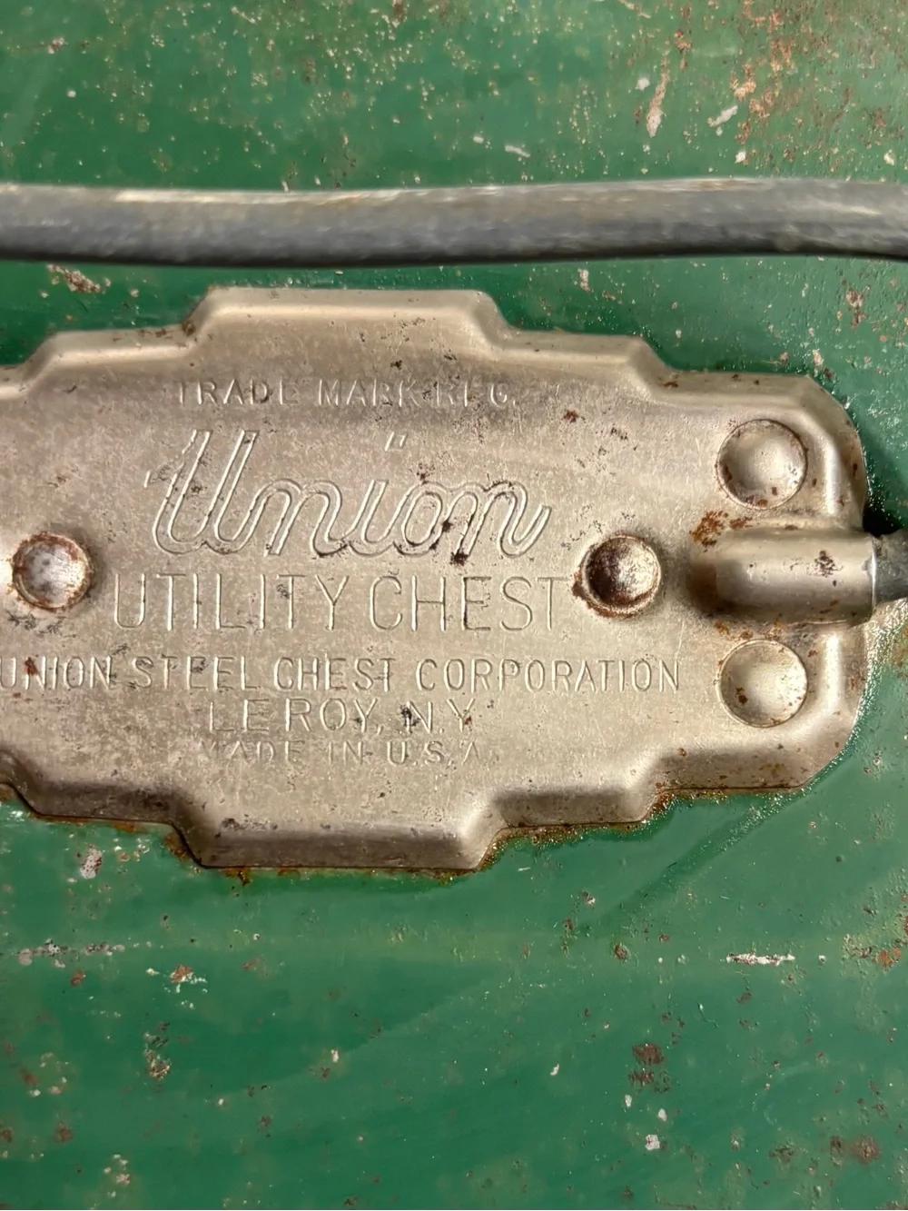 Vintage Union Utility Chest Tackle Box Union Steel Corp